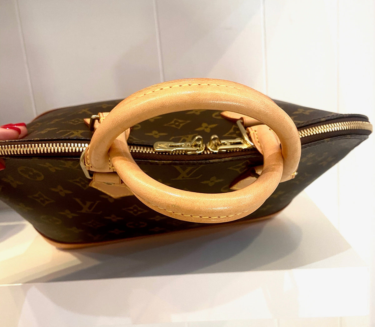 LOUIS VUITTON MONOGRAM ALMA PM HANDBAG