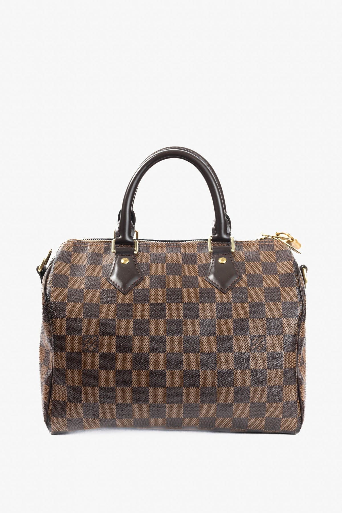Louis Vuitton Speedy Bandouliere NM 25 Damier Ebene Canvas Handbag