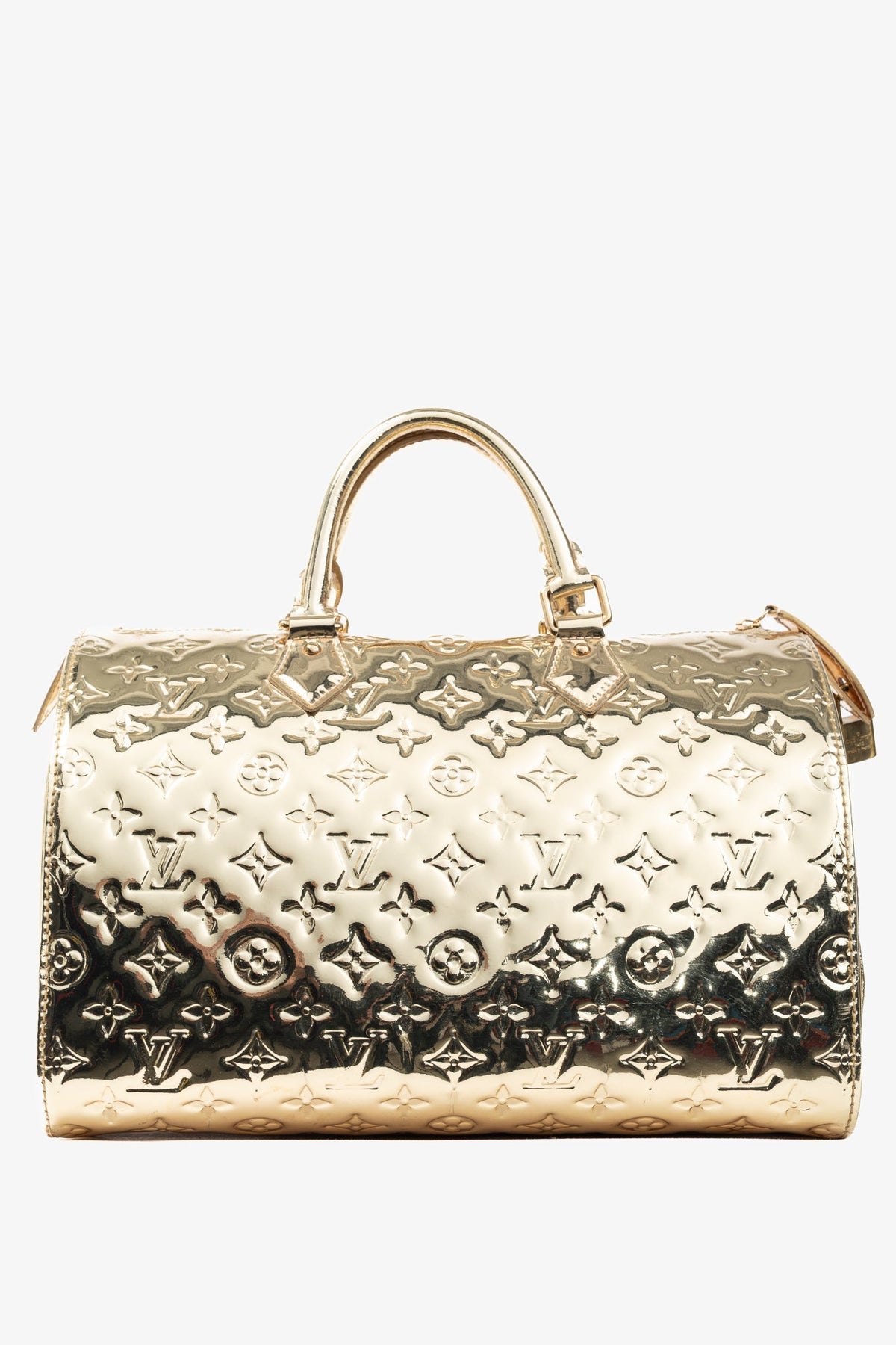 Louis Vuitton Speedy 30 Miroir Dore Monogram Miroir Boston Bag