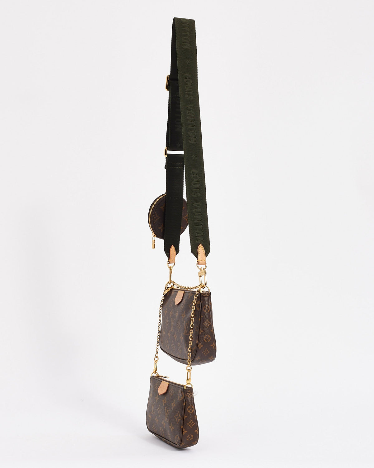 Louis Vuitton Monogram Canvas Green Multi Pochette Accessoire
