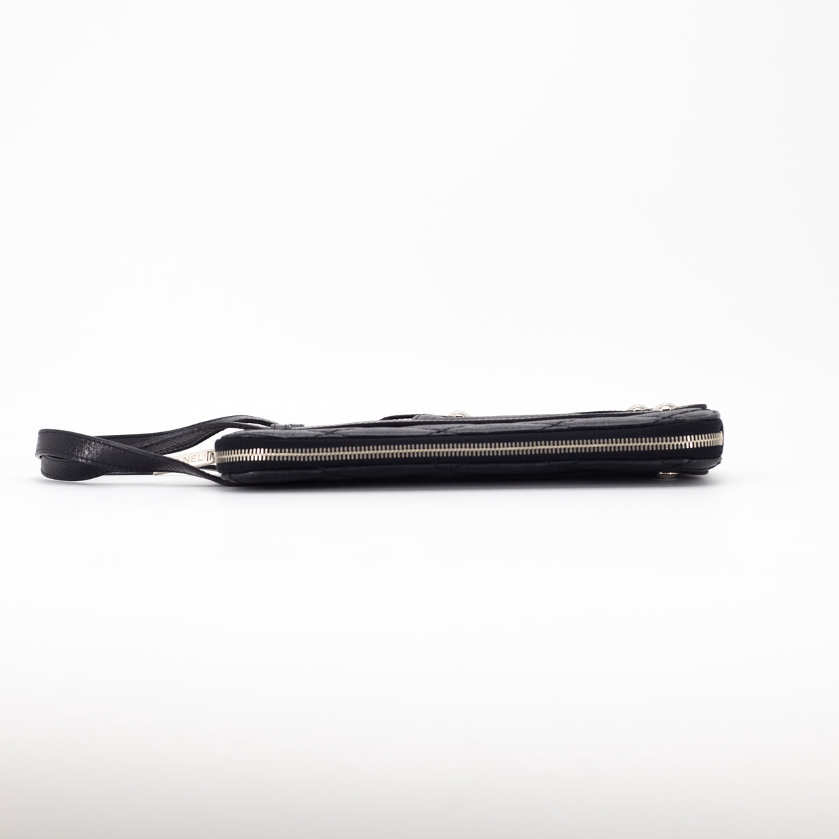 Chanel Top Handle iPad Case Black