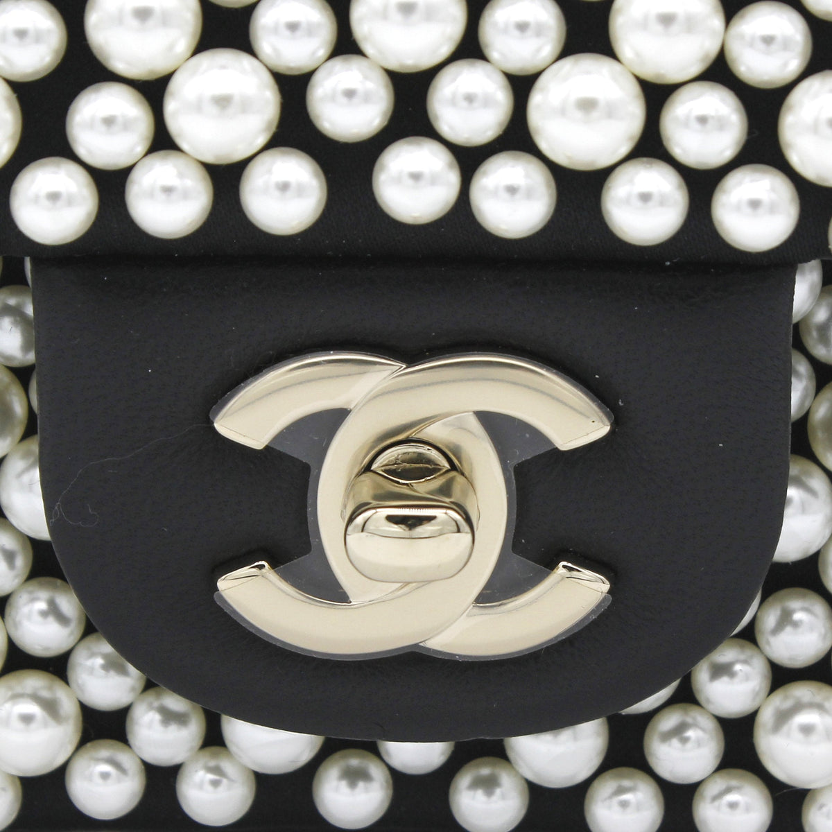 Pearly Mini Classic Flap Bag