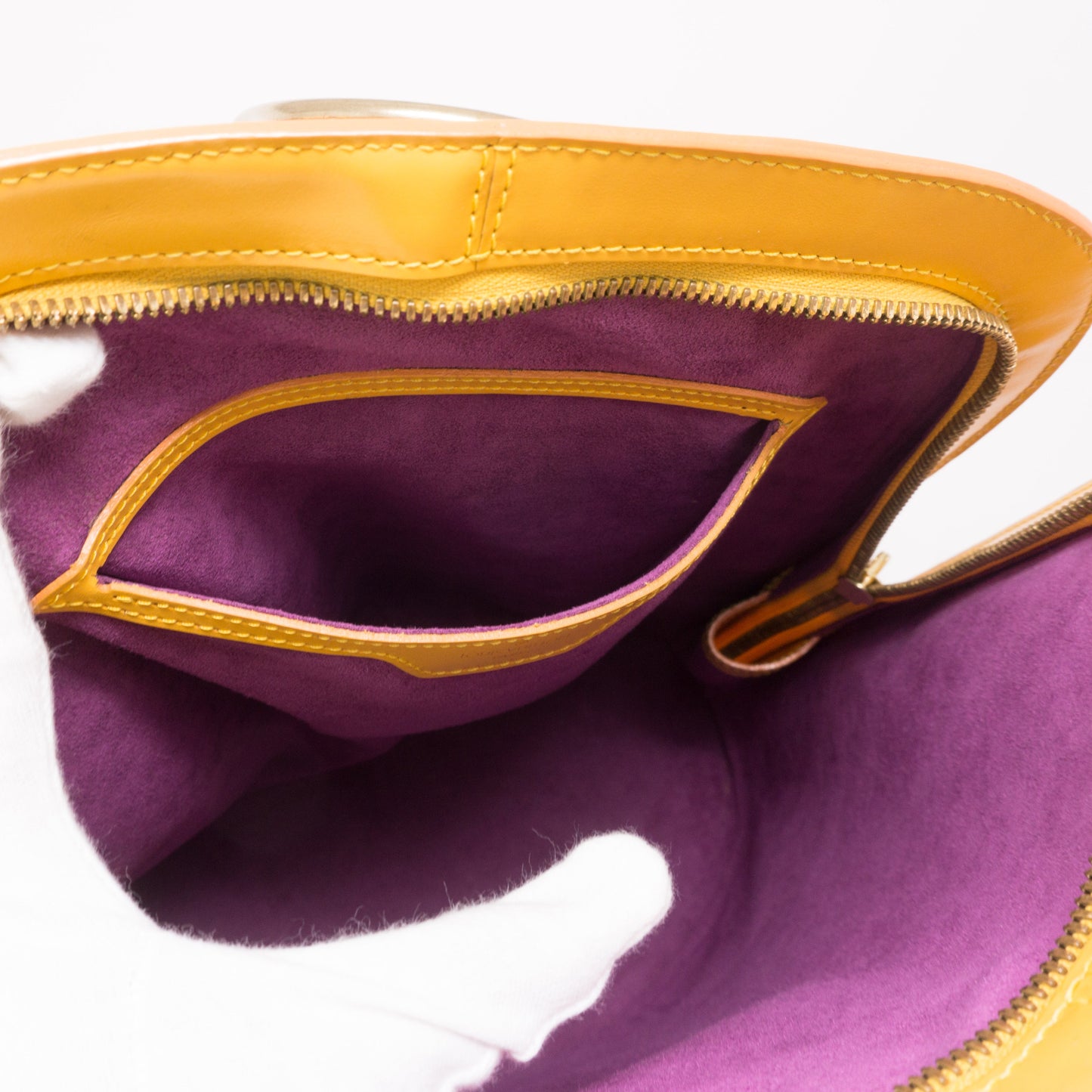 Louis-vuitton Gobelines Backpack Yellow Epi Leather