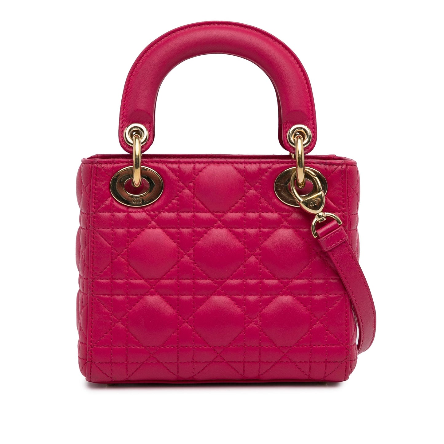 Mini Lambskin Cannage Lady Dior