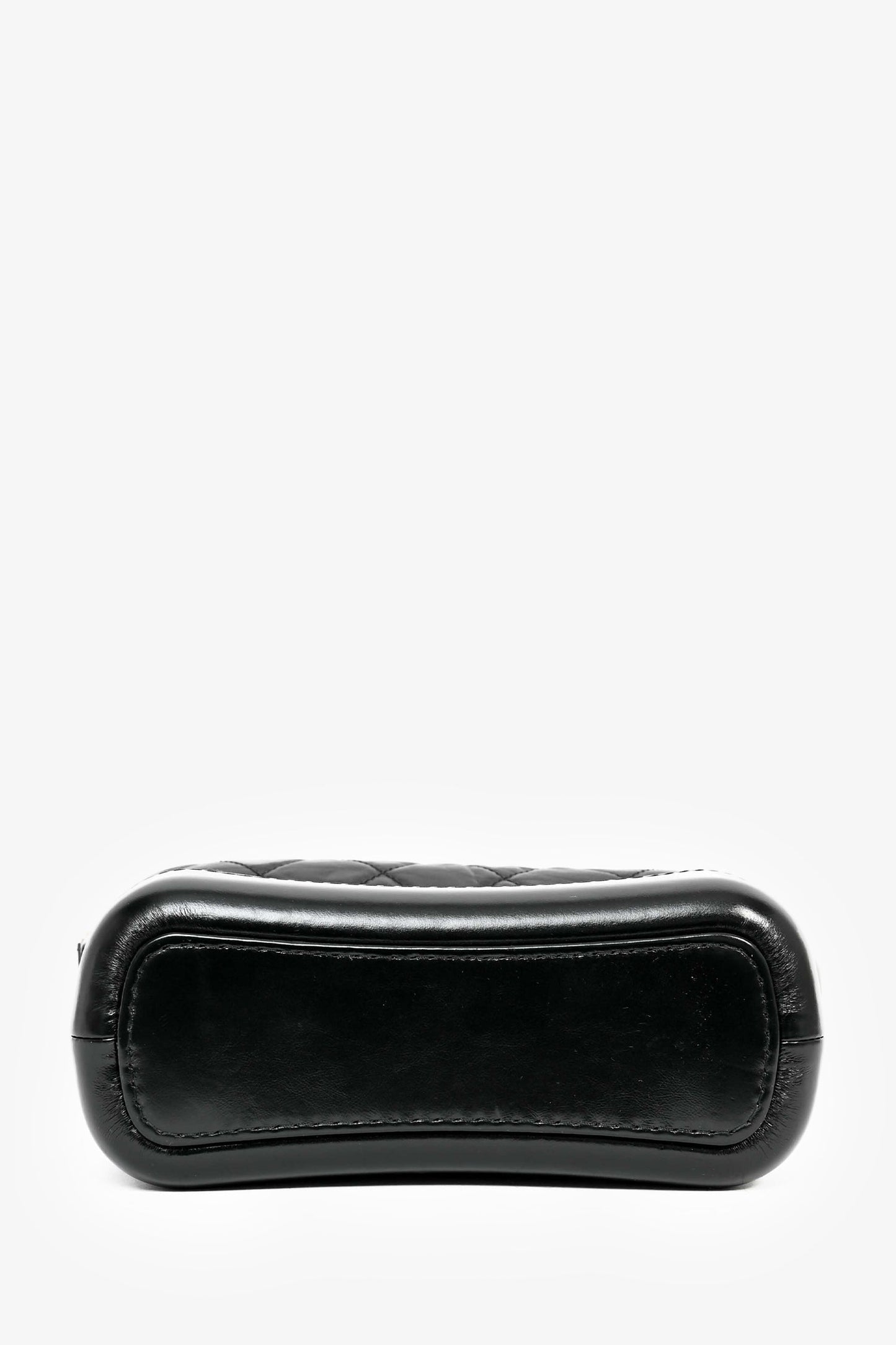 Pre-Loved Chanel™ 2019 Black Lambskin Leather Small Gabrielle Bag