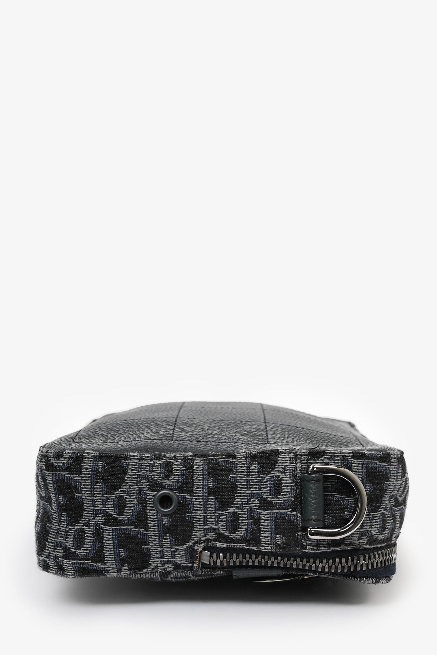 Christian Dior 2019 Blue Oblique 'Sac Safari' Messenger Bag