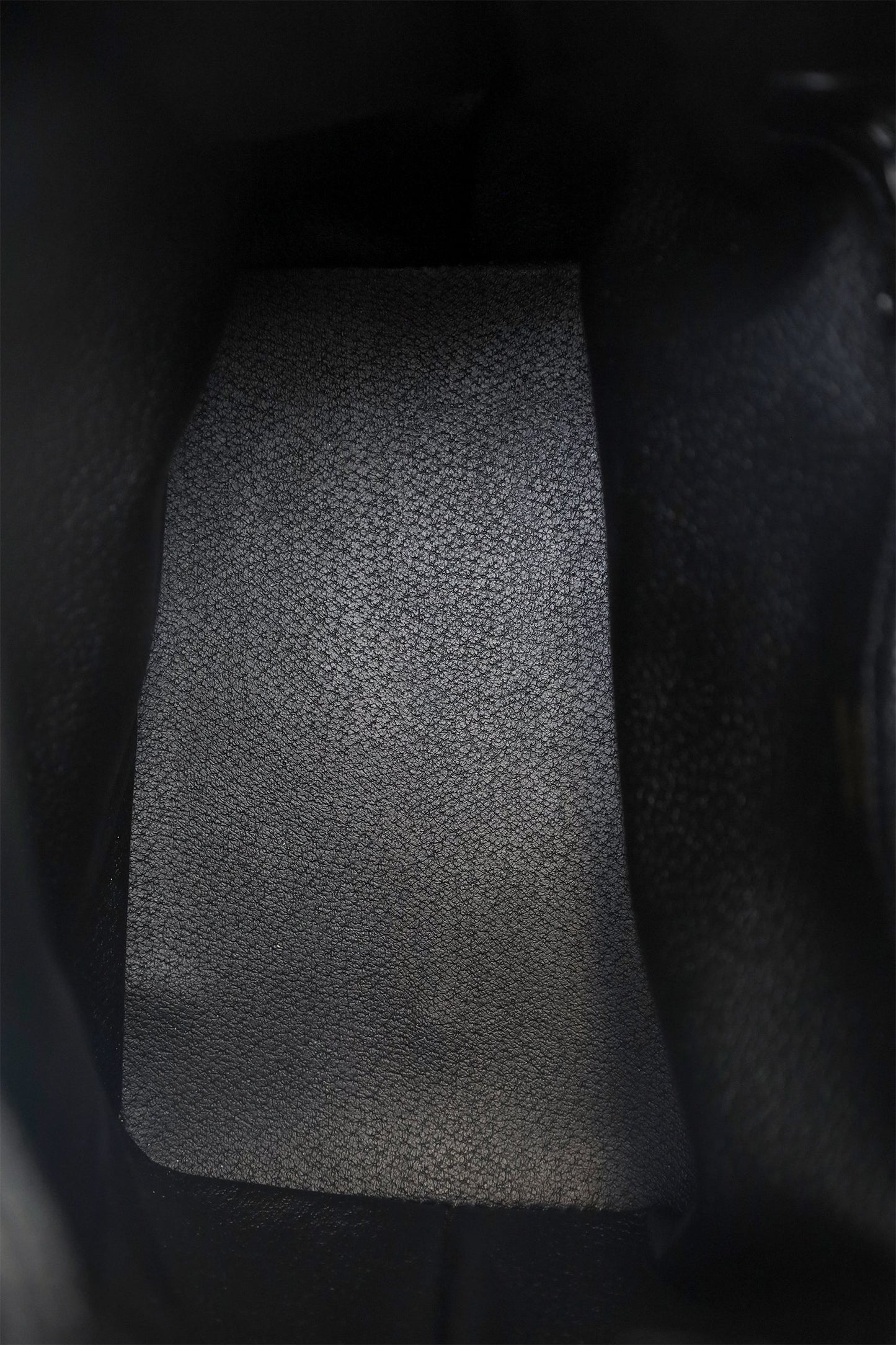 Celine Black Leather Plain Drawstring Bucket Bag