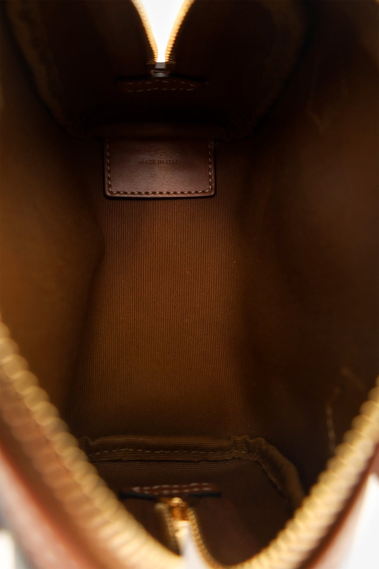 Celine Triomphe Canvas/Calfskin Mini Boston Bag With Strap