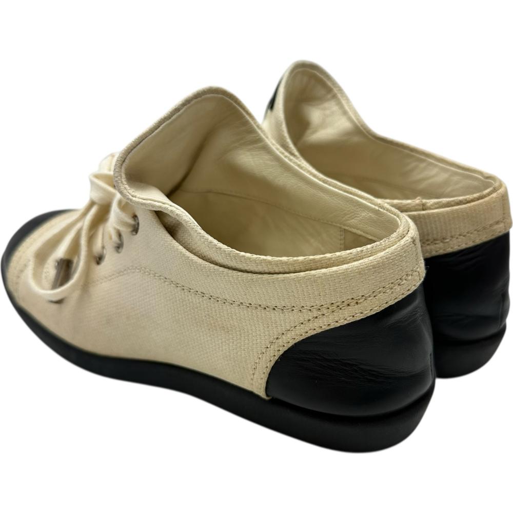 Chanel Coco Mark Canvas Sneakers