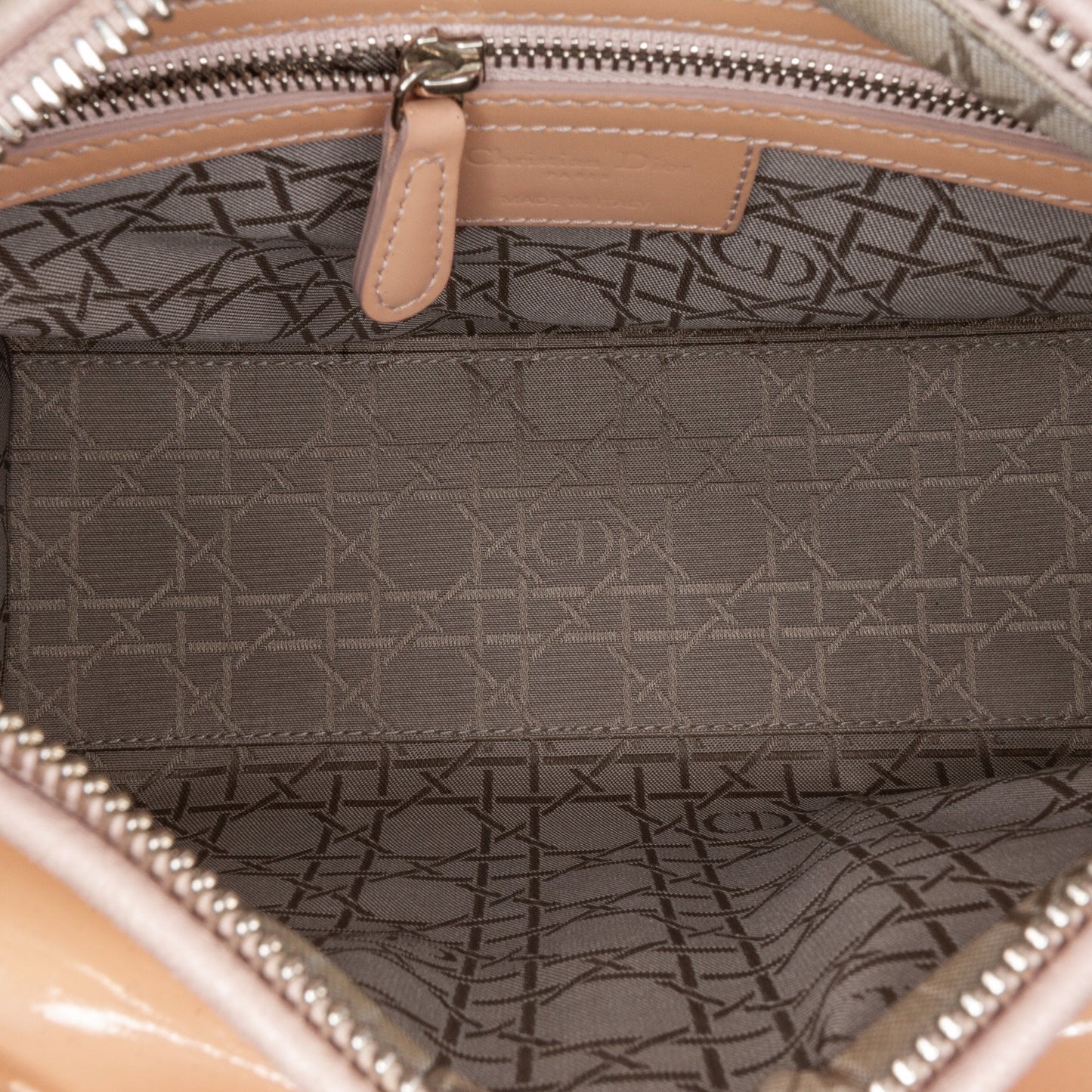 Medium Patent Cannage Lady Dior