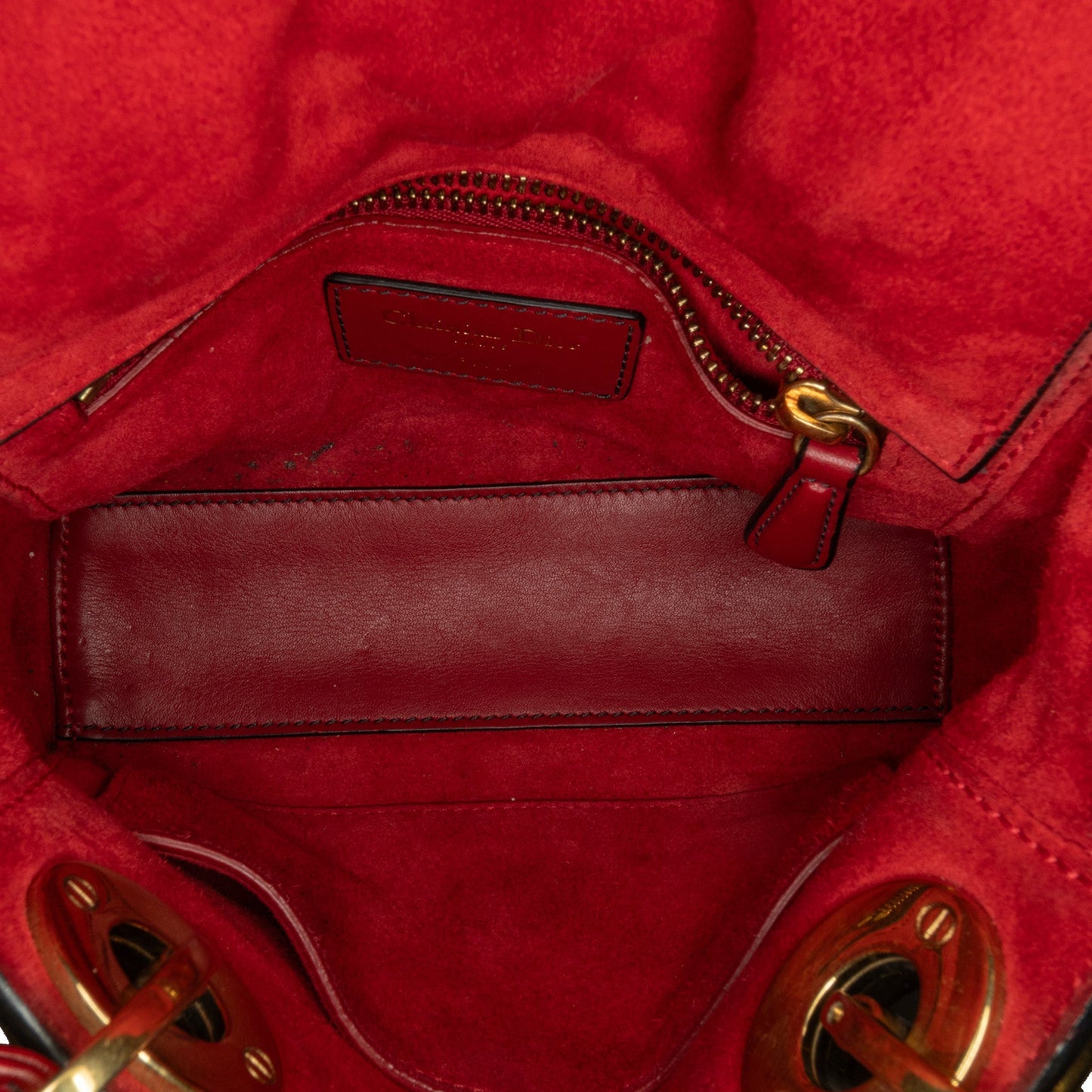 Mini Lambskin Cannage Studded Supple Lady Dior