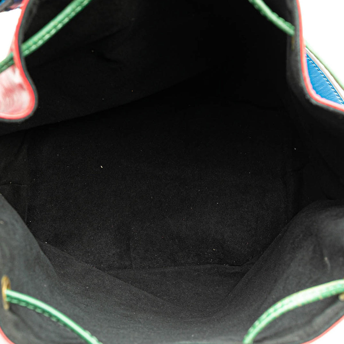 Red Louis Vuitton Epi Tricolor Noe GM Bucket Bag