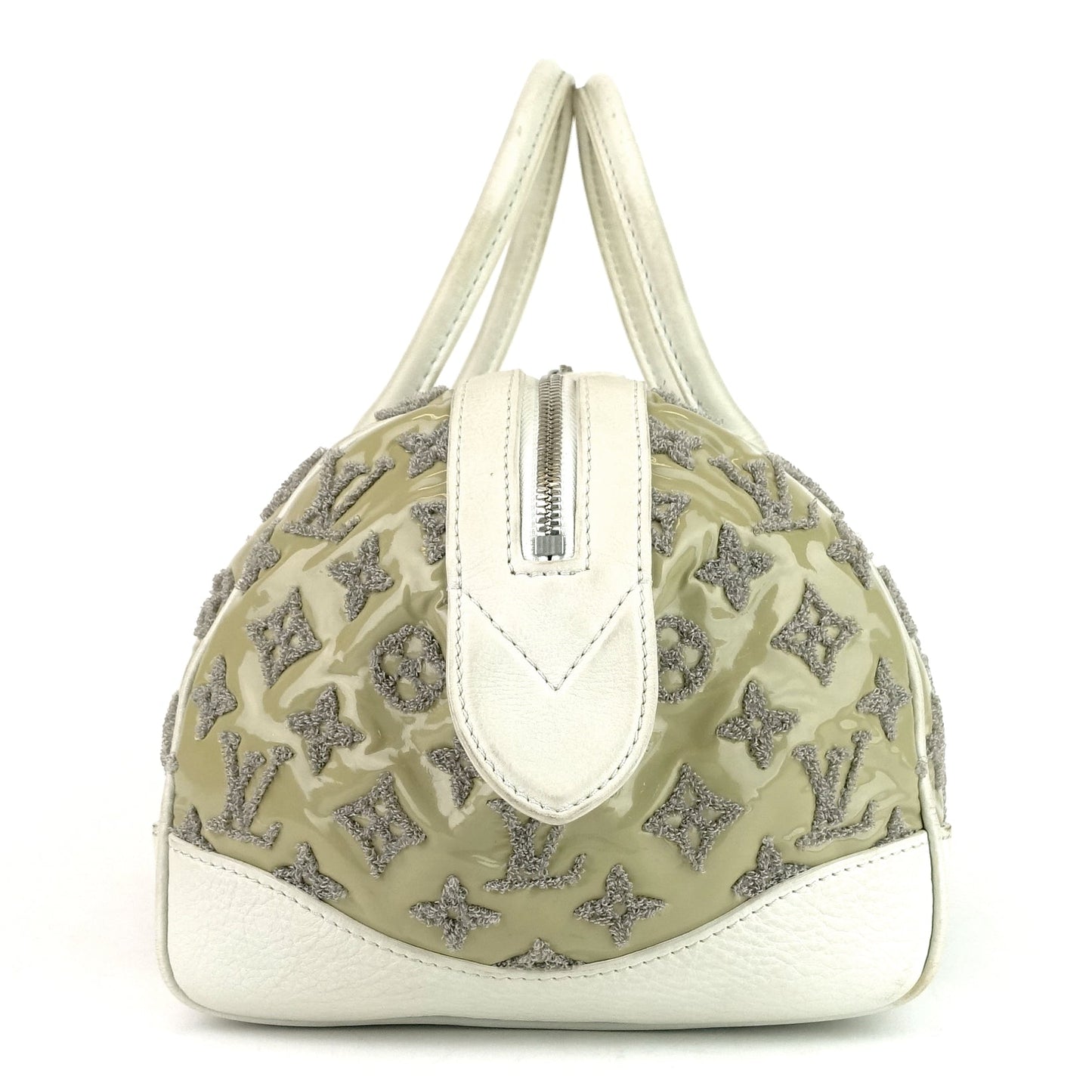 LOUIS VUITTON Monogram Bouclettes Speedy Round Bag