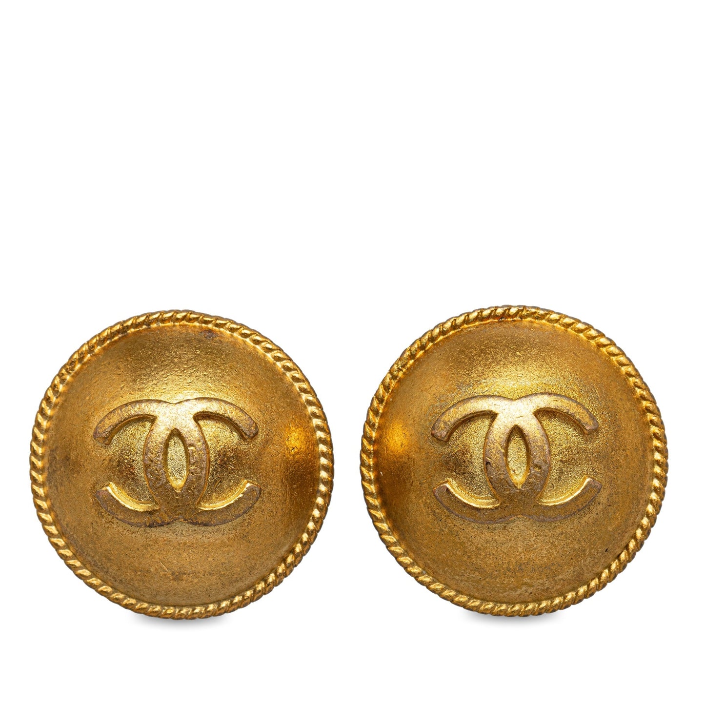 CHANEL CC Clip On Earrings Costume Earrings
