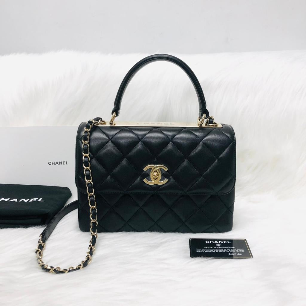 Small Trendy CC in Lambskin Leather with GHW