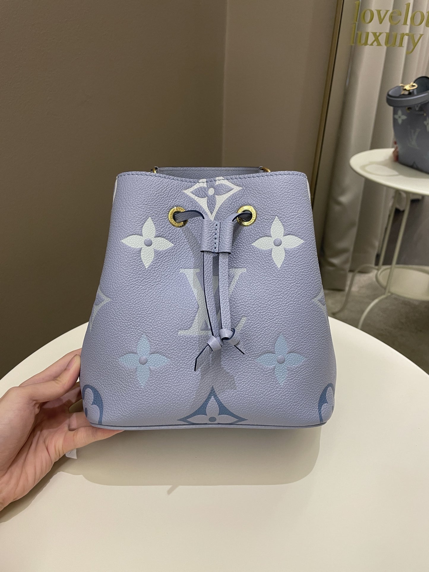 Louis Vuitton Neonoe BB By The Pool Summer Blue Empreinte