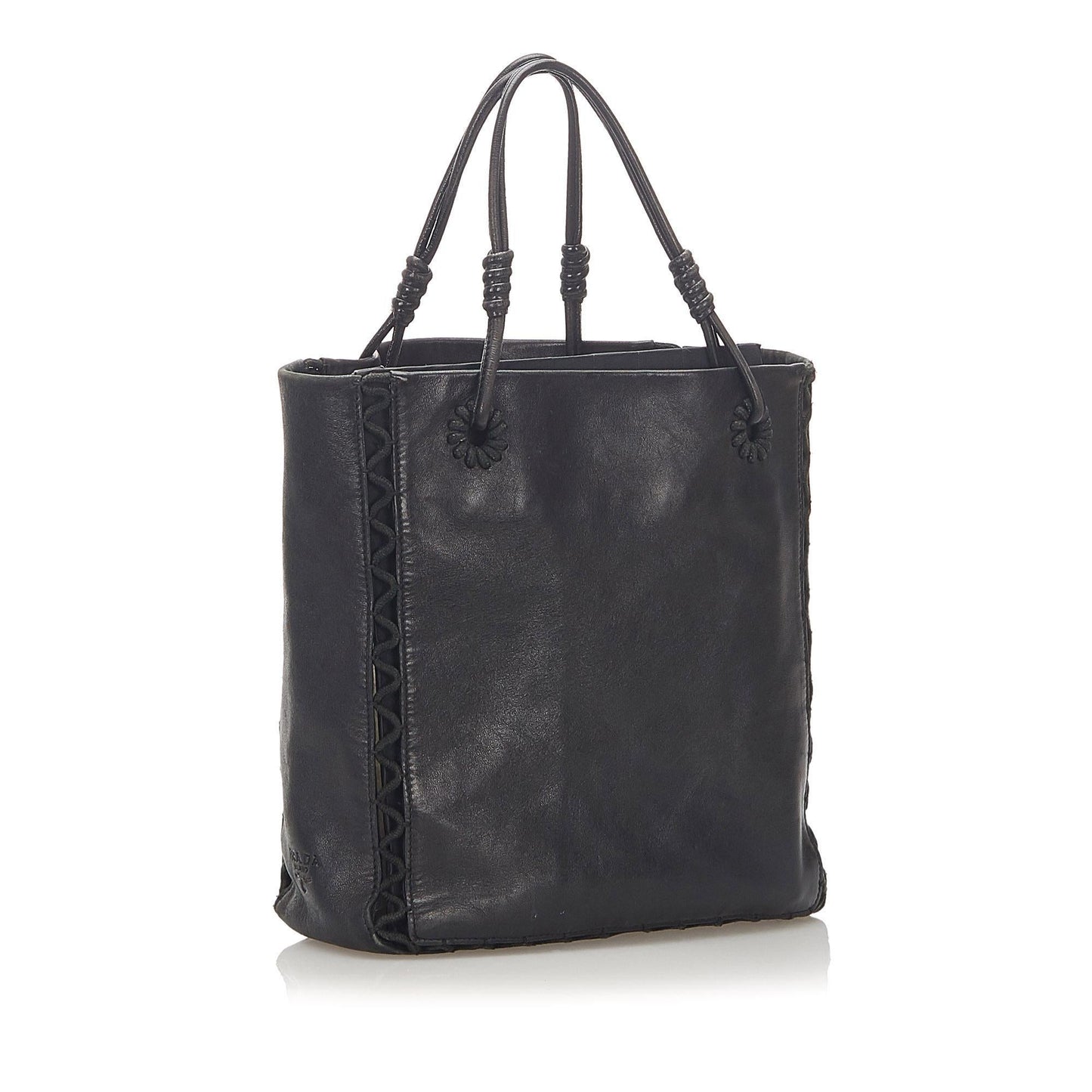 Prada Leather Tote Bag (SHG-18714)