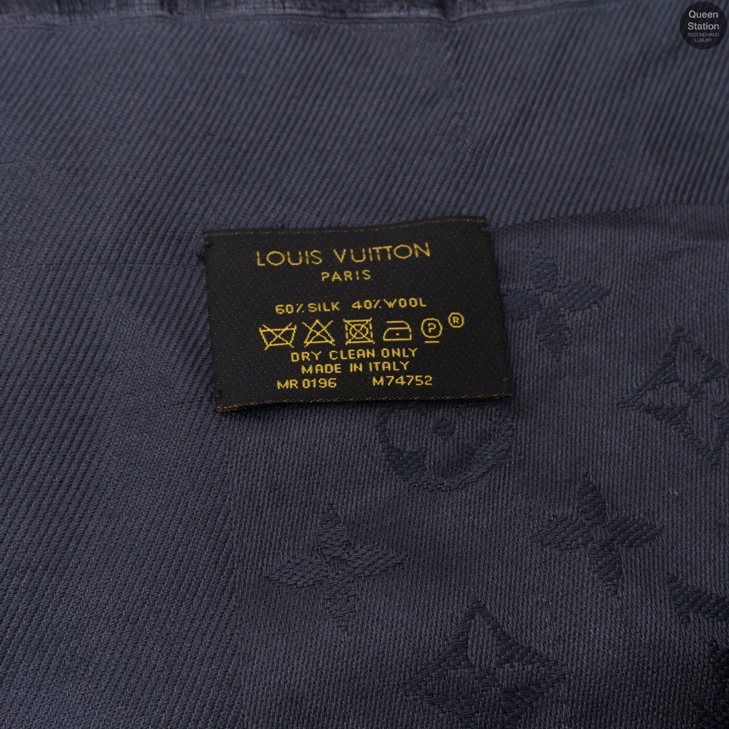 Louis-vuitton Charcoal Grey Monogram Shawl