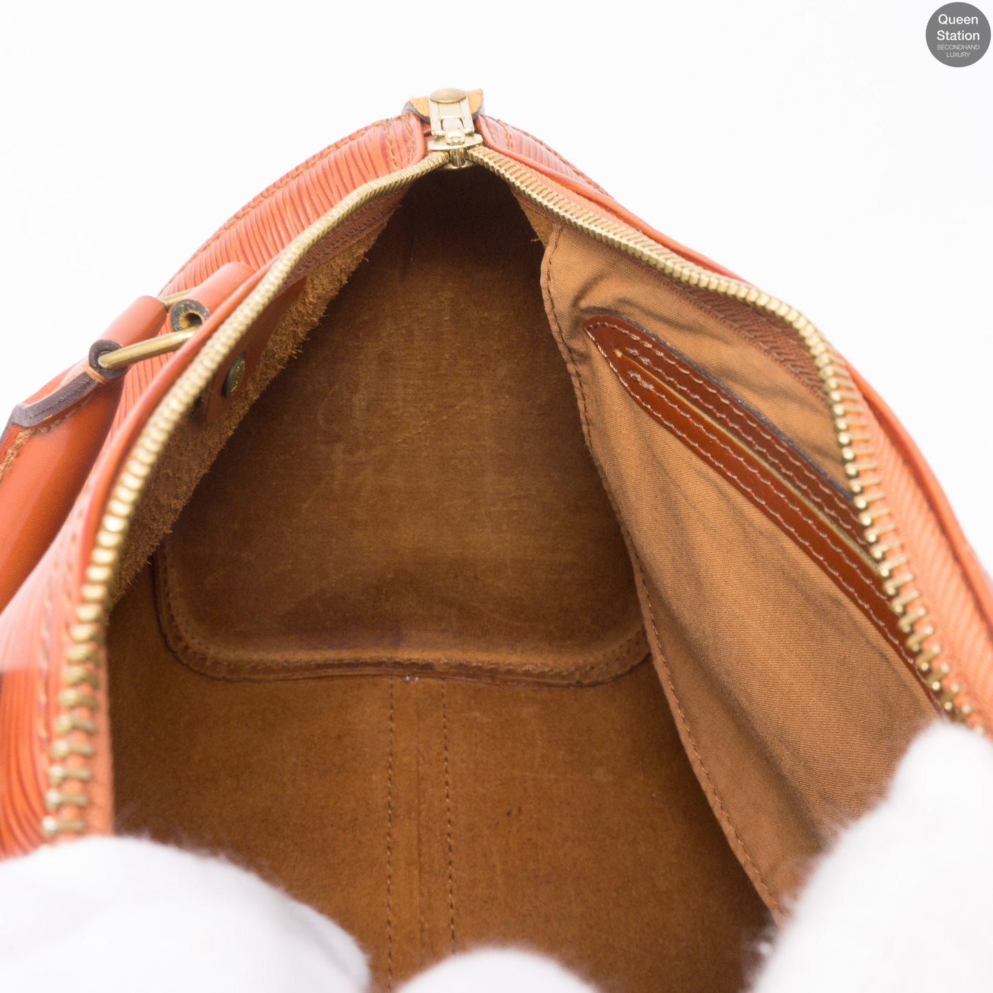 Louis-vuitton Speedy 25 Brown Epi Leather