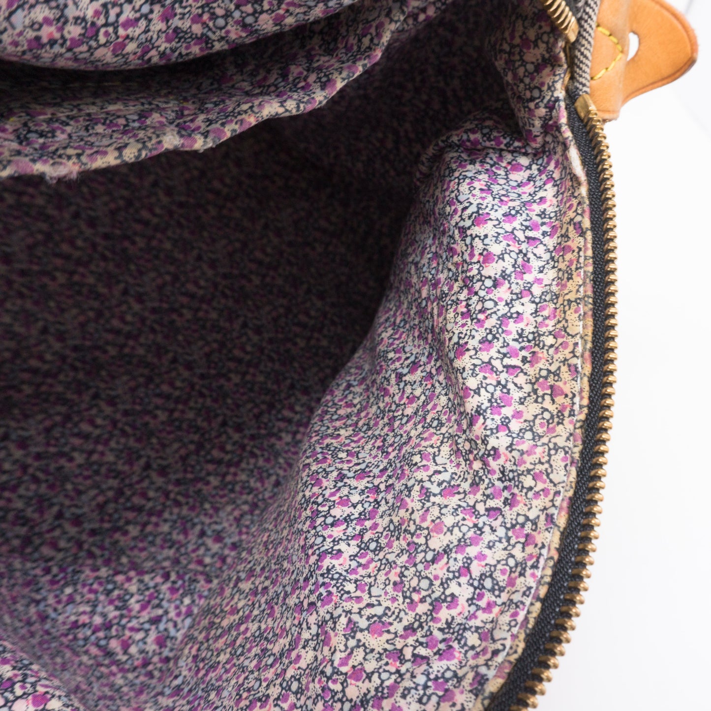 Louis-vuitton Patchwork Speedy Gray Denim Monogram