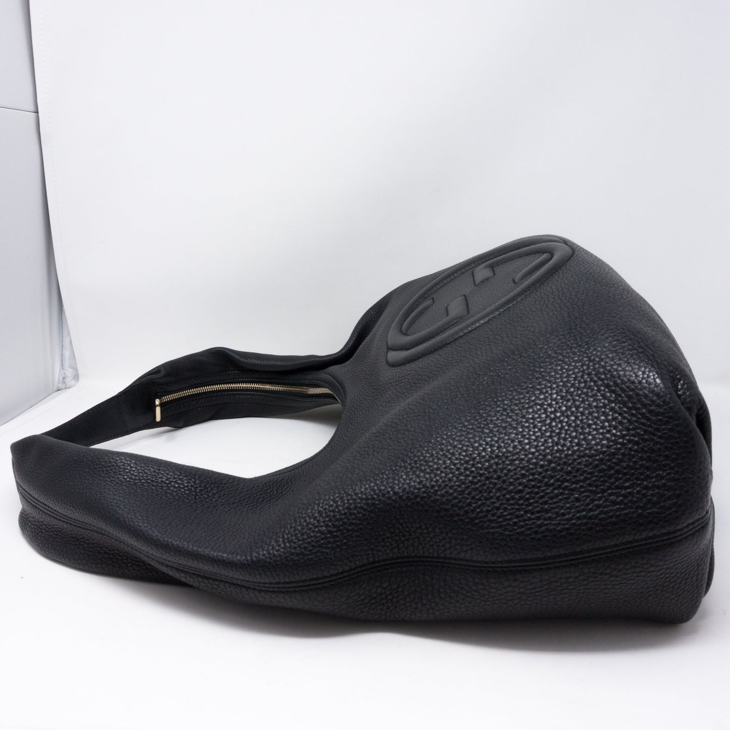 Soho Hobo Large Black Leather