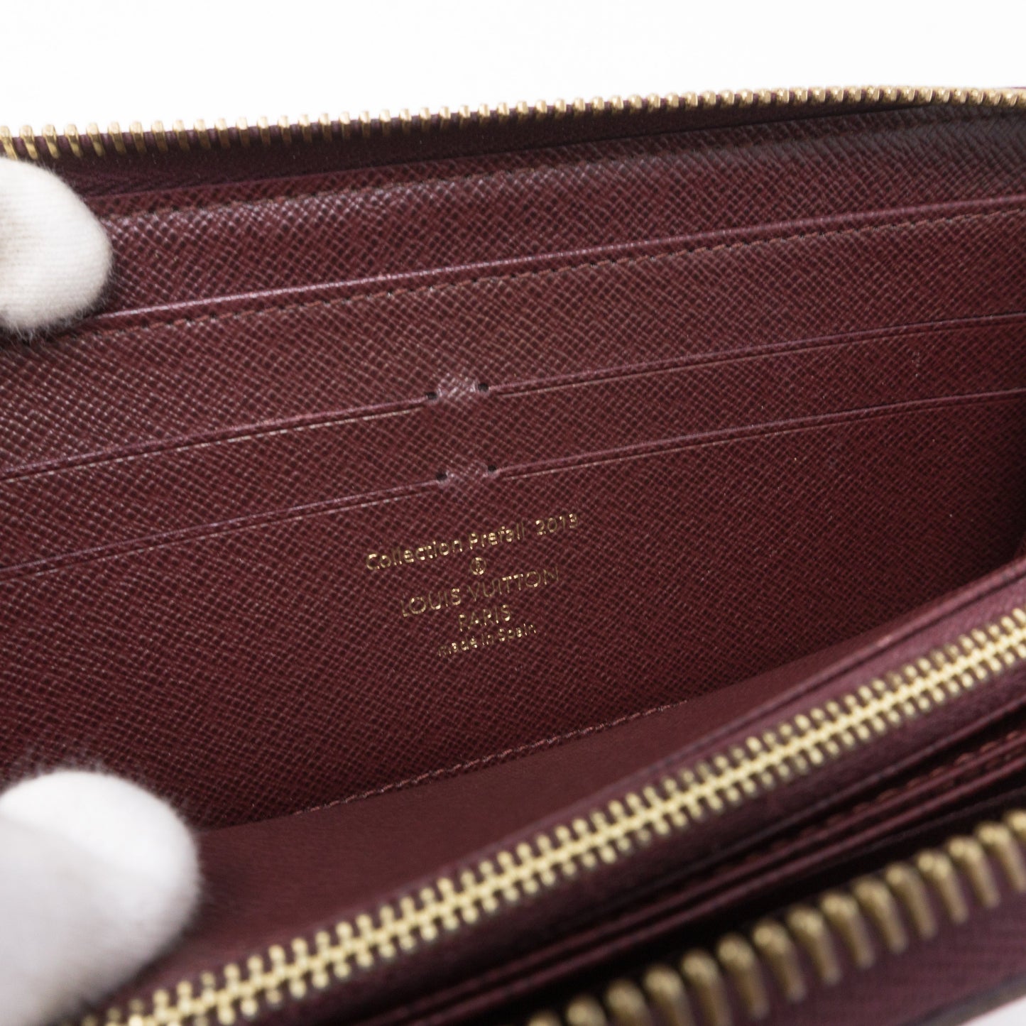 Louis-vuitton Zippy Wallet Damier Paillettes Red