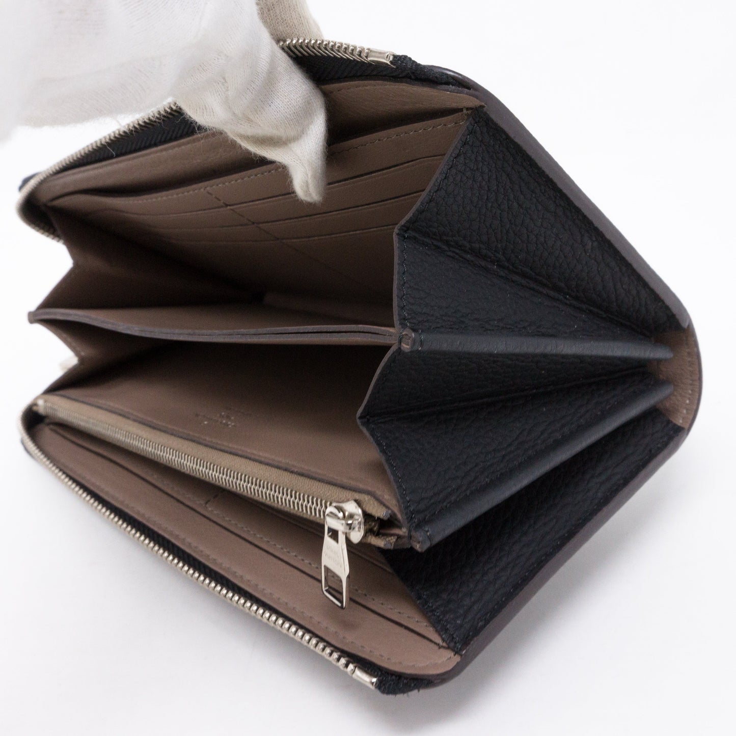 Louis-vuitton Comete Wallet Noir Veau Cachemire