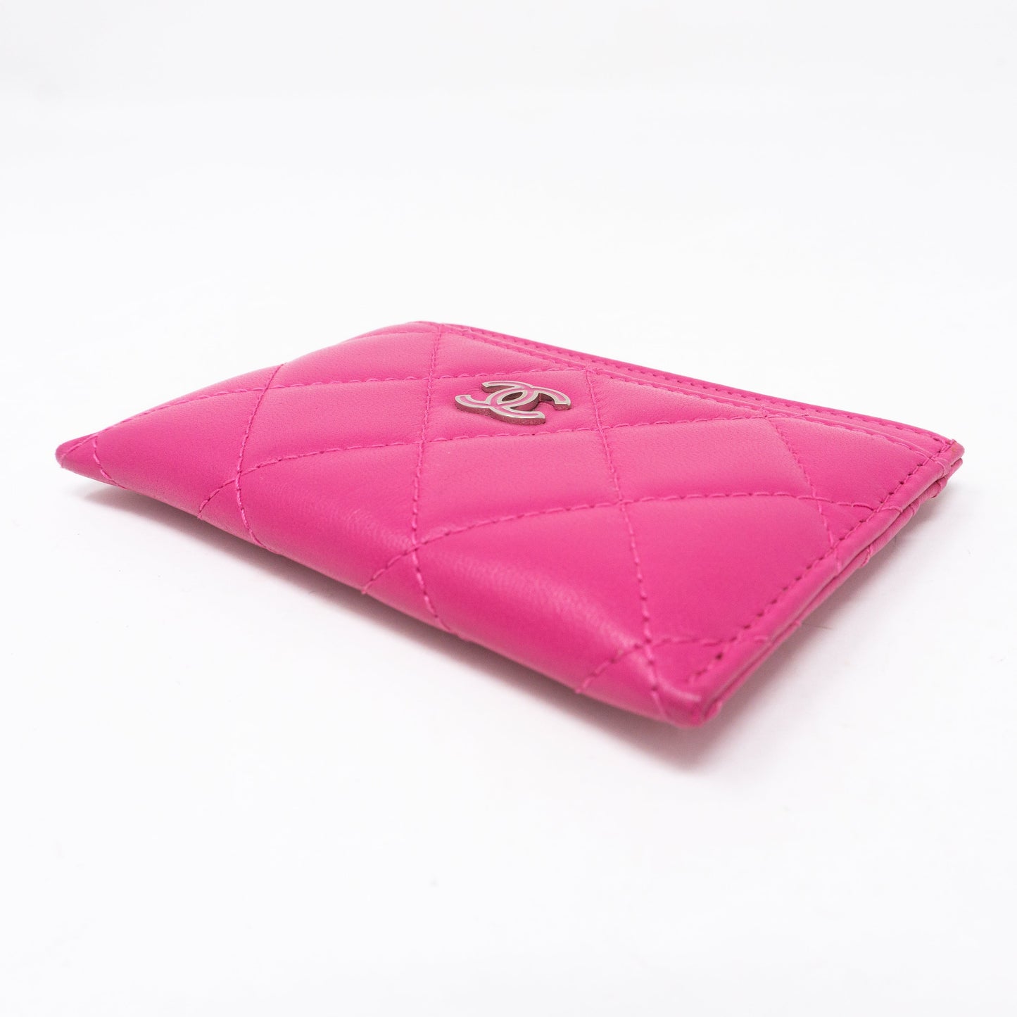 Card Holder Pink Leather
