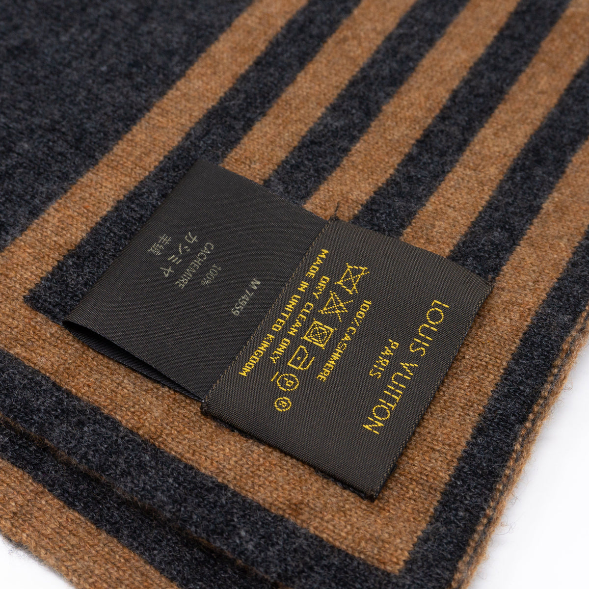 Louis-vuitton Karakoram Cashmere Scarf Brown