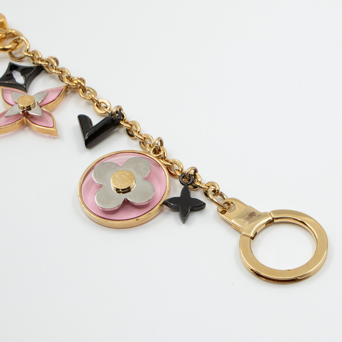 Louis-vuitton Blooming Flowers Bag Charm Chain