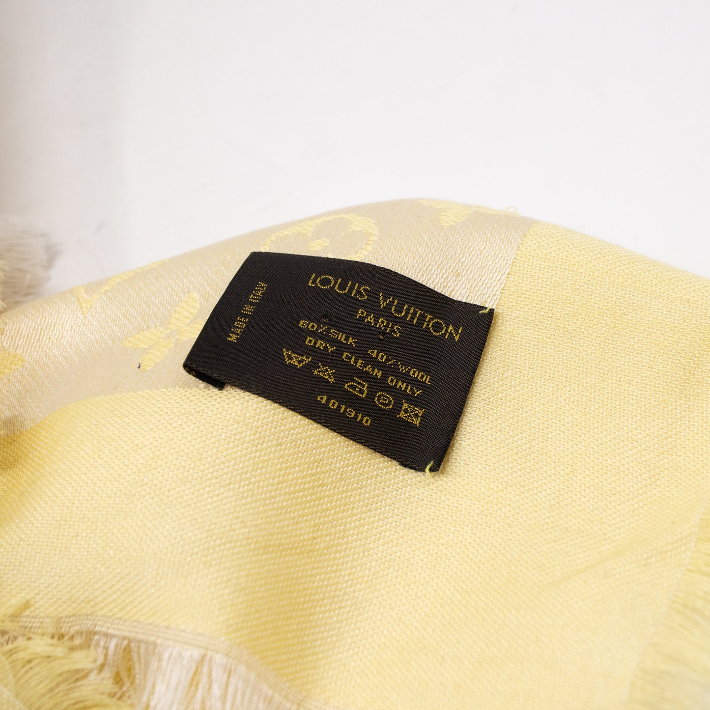Louis-vuitton Monogram Shawl Yellow