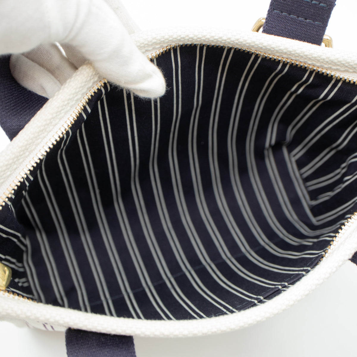 Louis-vuitton Antigua Cabas PM Navy Striped