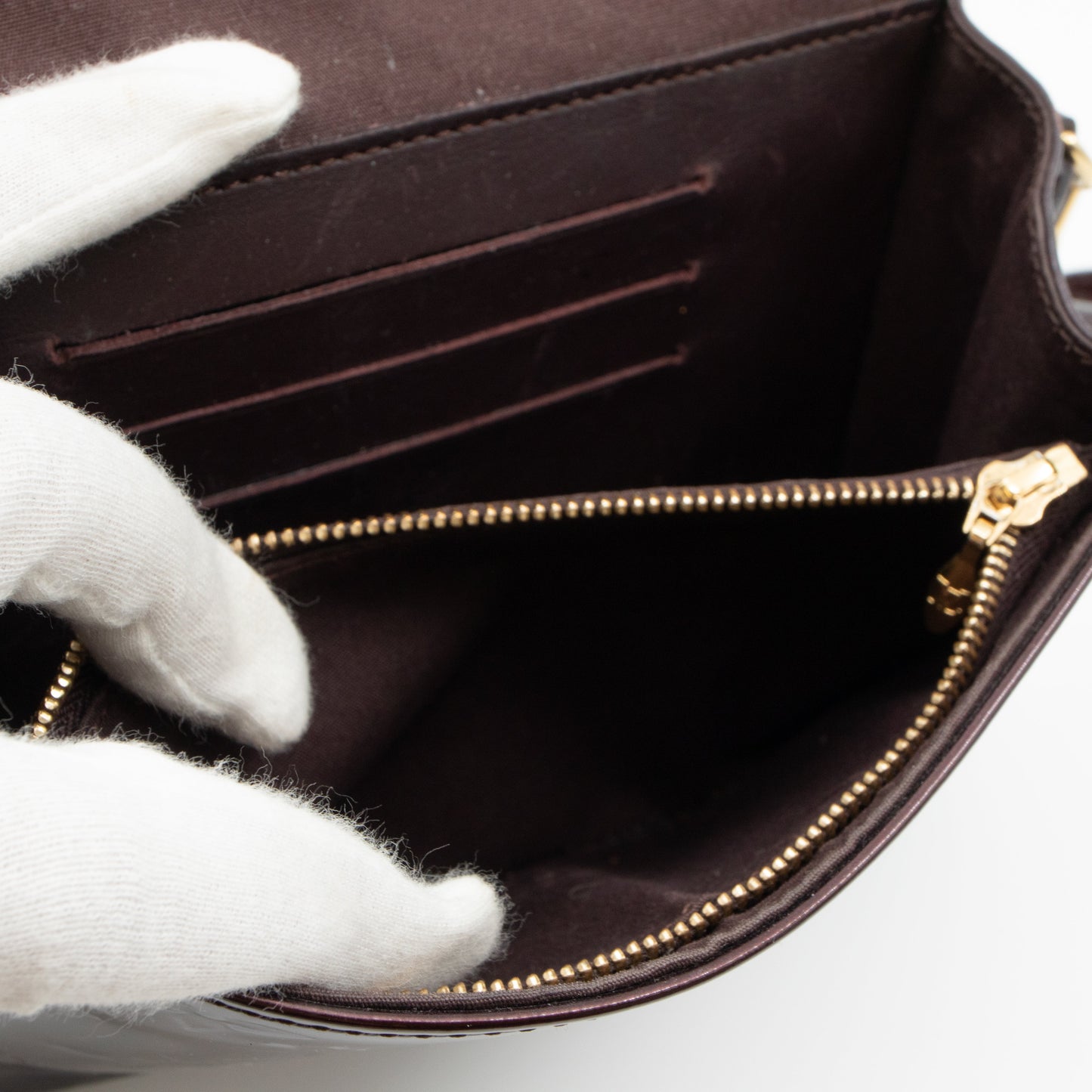 Louis-vuitton Rossmore PM Amarante Vernis