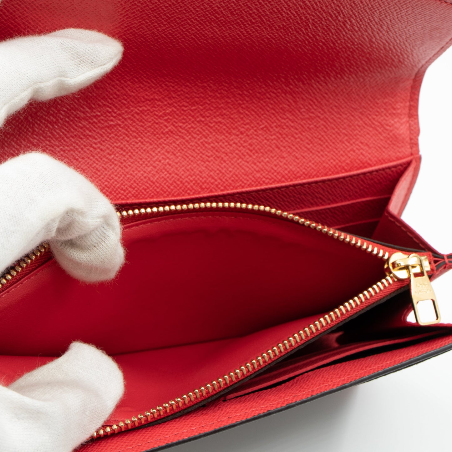 Louis-vuitton Sarah Wallet Retiro Monogram Red