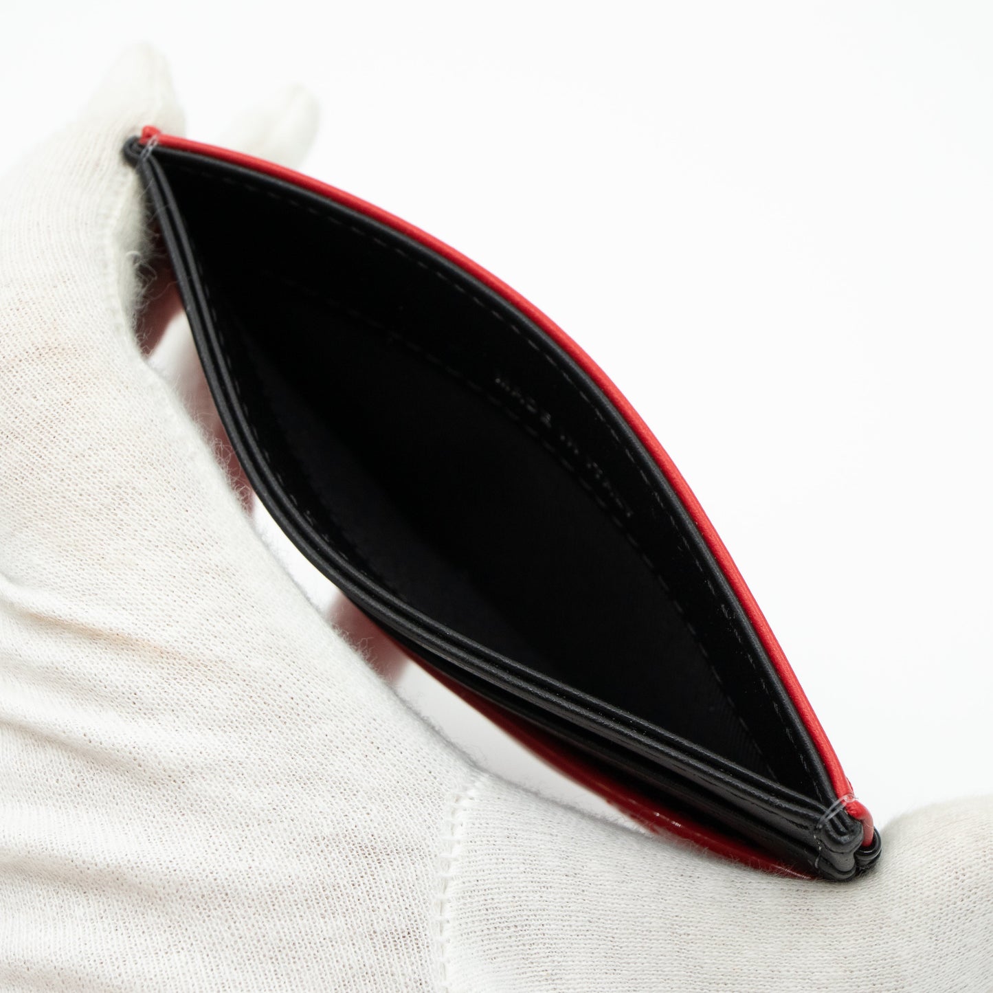 Holder Black Red Patent Leather