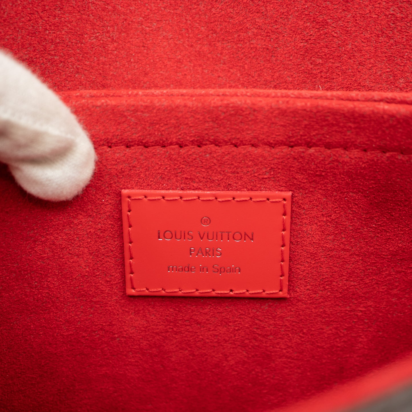 Louis-vuitton Saint Michel Monogram Epi Red