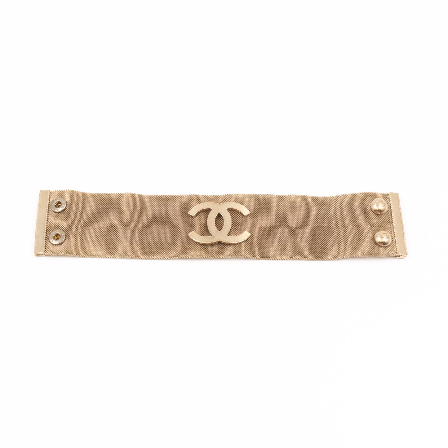 CC Metal Mesh Bracelet Gold