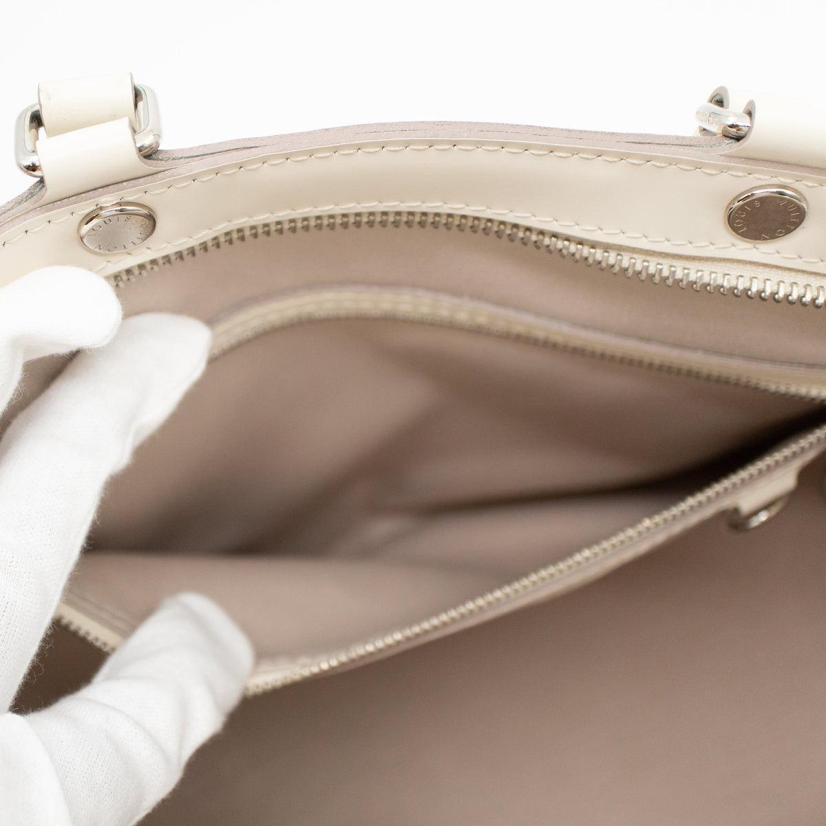 Louis-vuitton Brea MM Epi Ivory