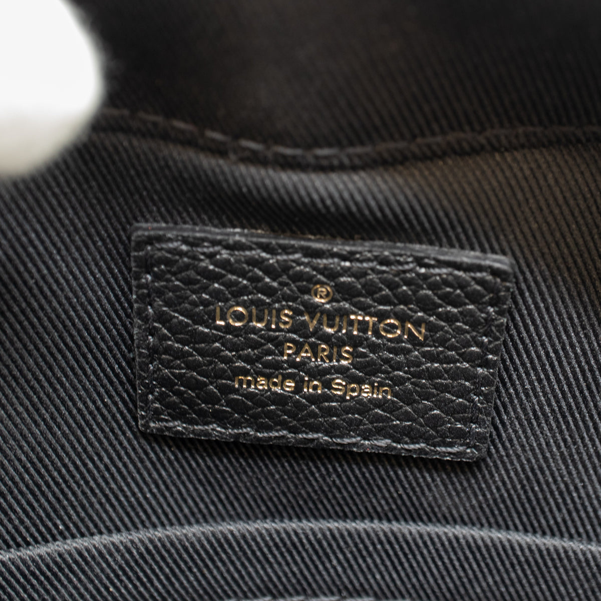 Louis-vuitton Saintonge Monogram Empreinte Black