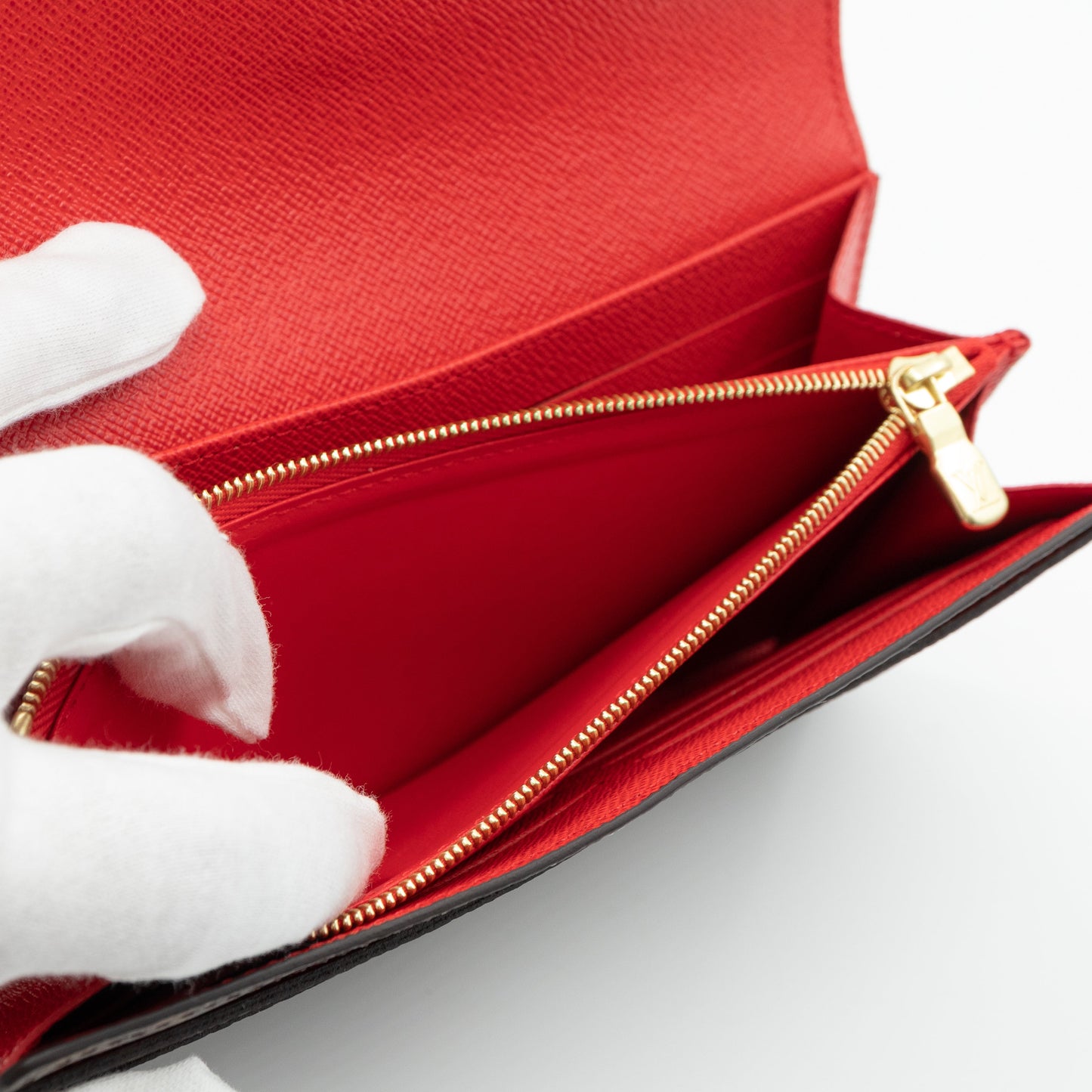 Louis-vuitton Sarah Wallet Monogram Red