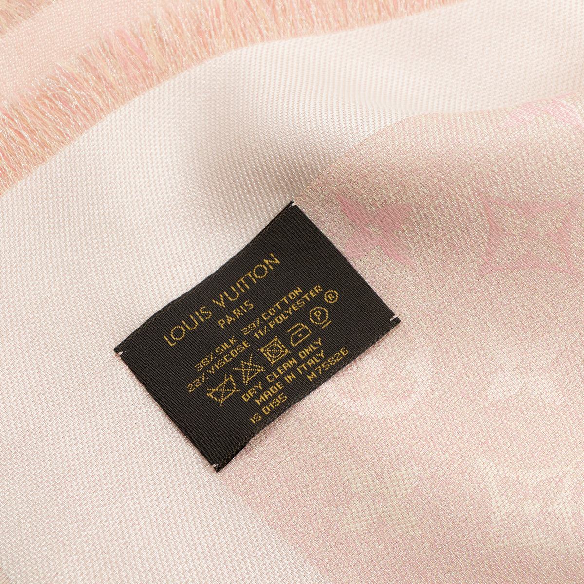 Louis-vuitton Monogram Shine Shawl Sunrise