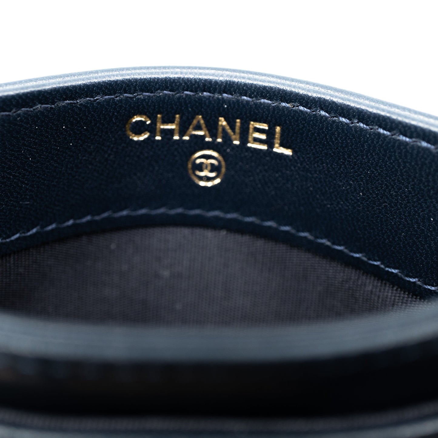 Boy Classic Holder Navy Blue Leather