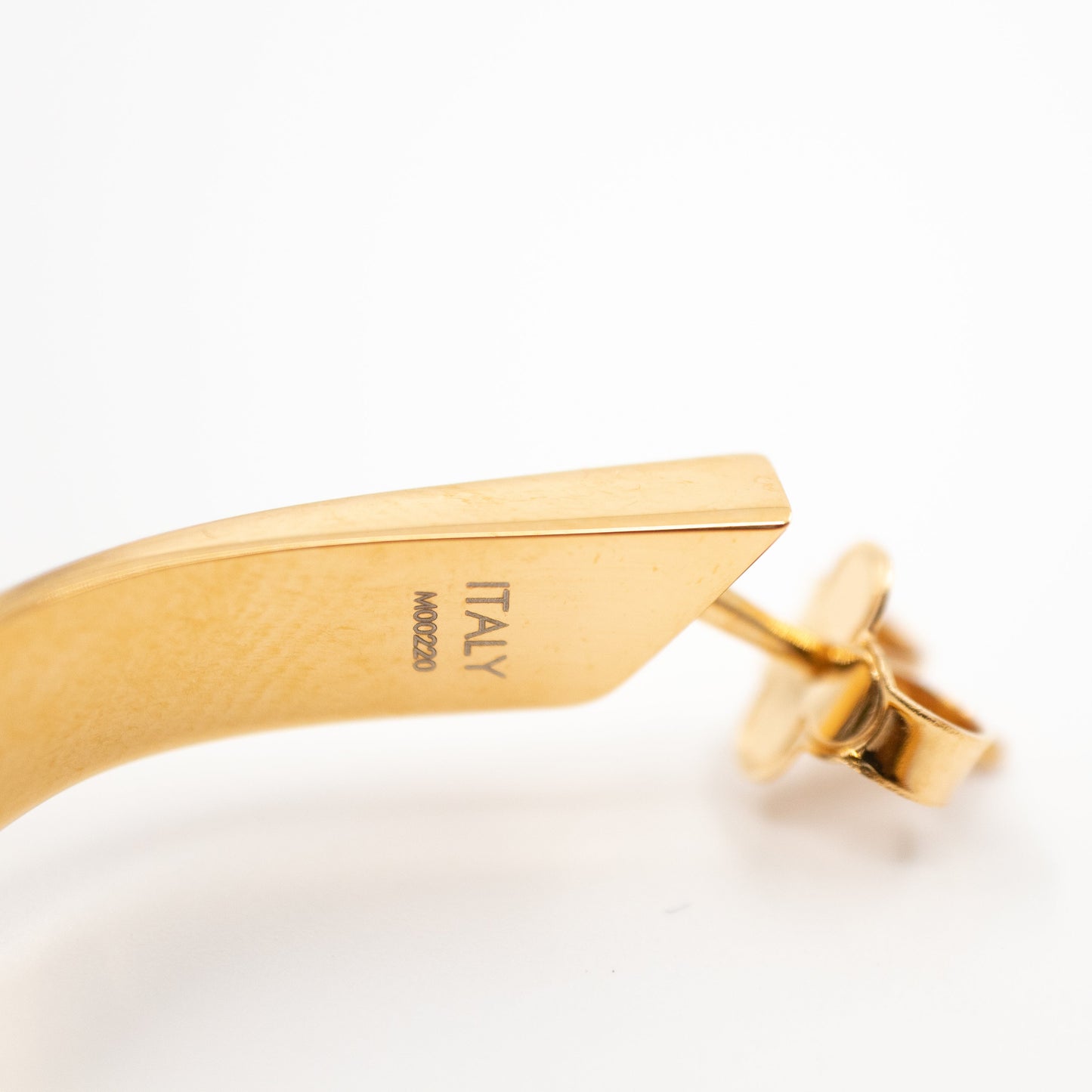 Louis-vuitton Nanogram Earrings Hoops Gold