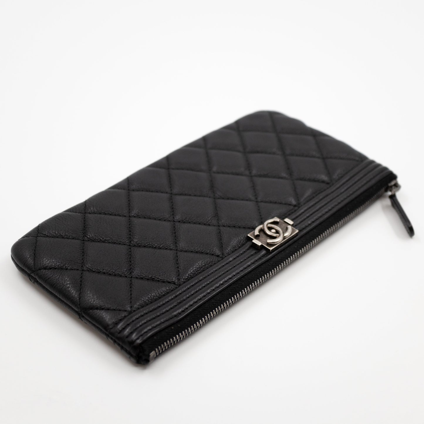 Boy O Case Long Black Leather