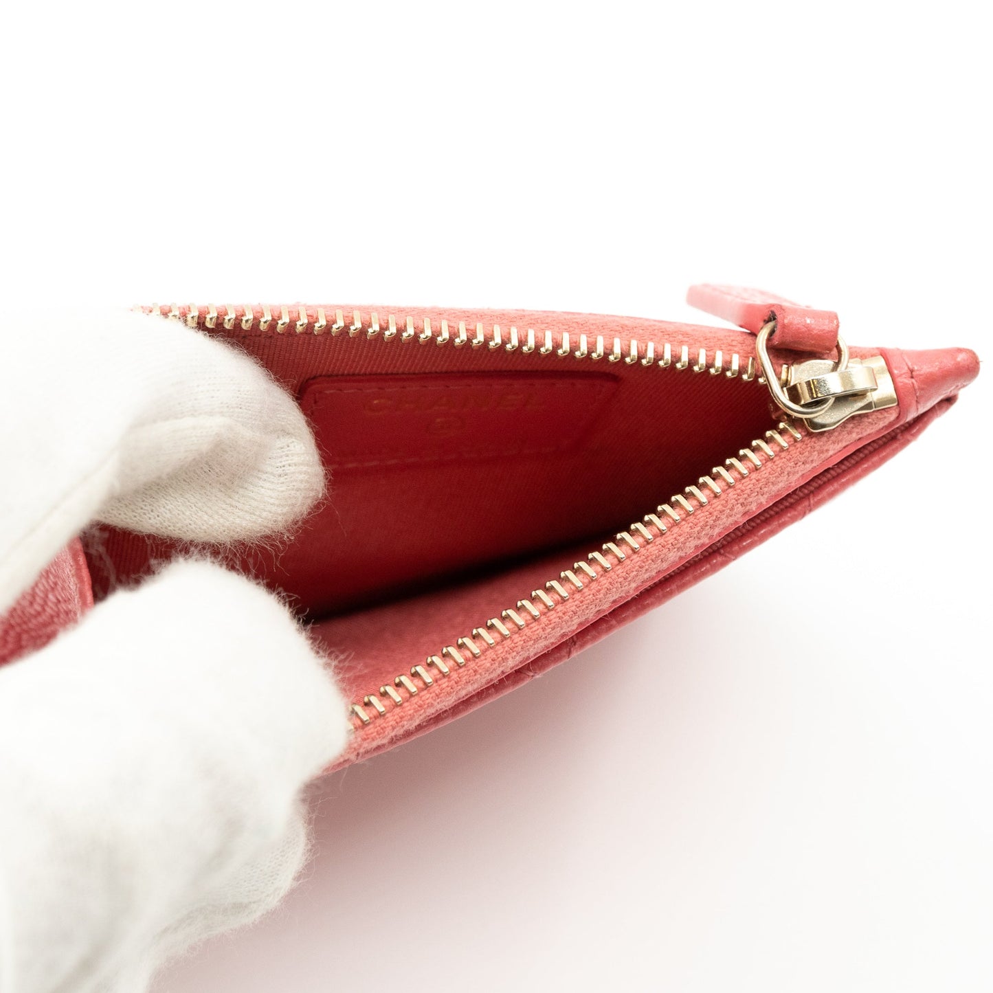 Zipped Holder Pink Caviar