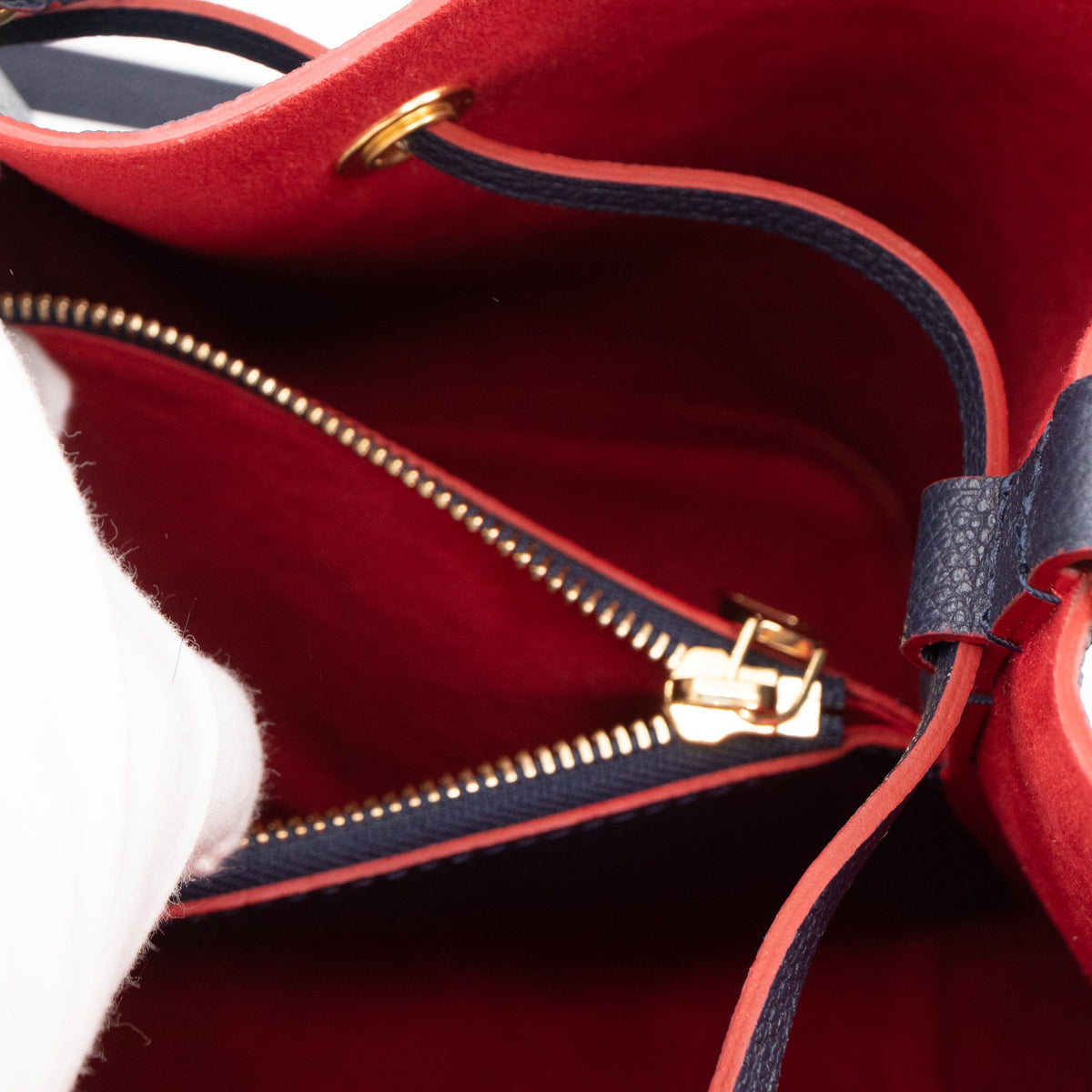 Louis-vuitton NéoNoé MM Monogram Empreinte Marine Rouge