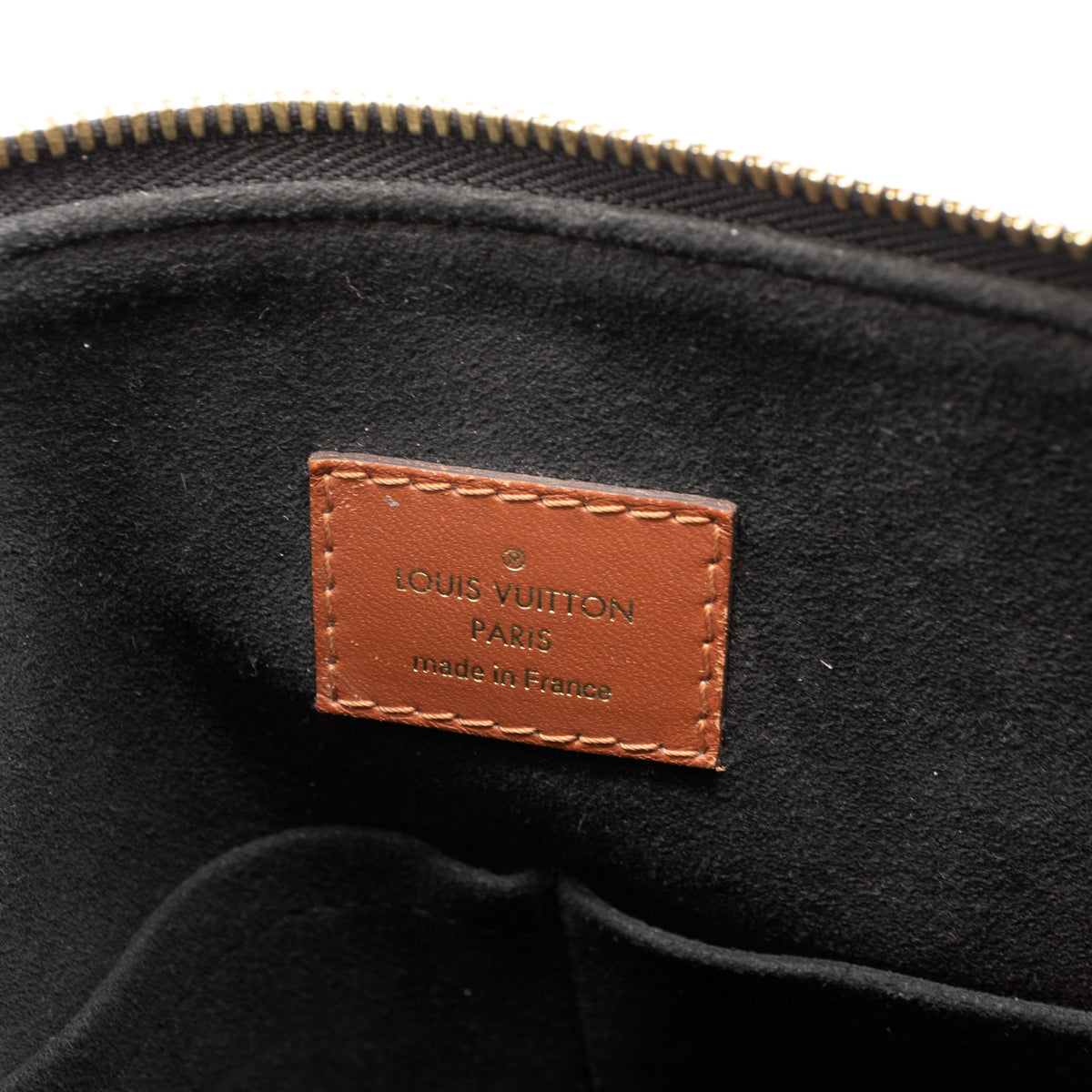 Louis-vuitton V Tote MM Monogram Noir Caramel