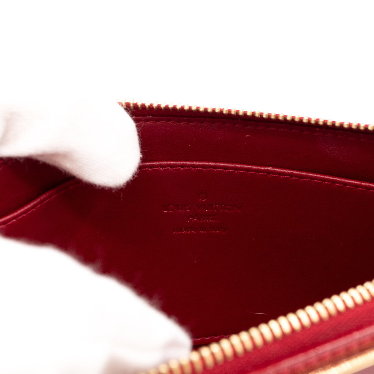 Louis-vuitton Trousse MM Vernis Pomme d'Amour
