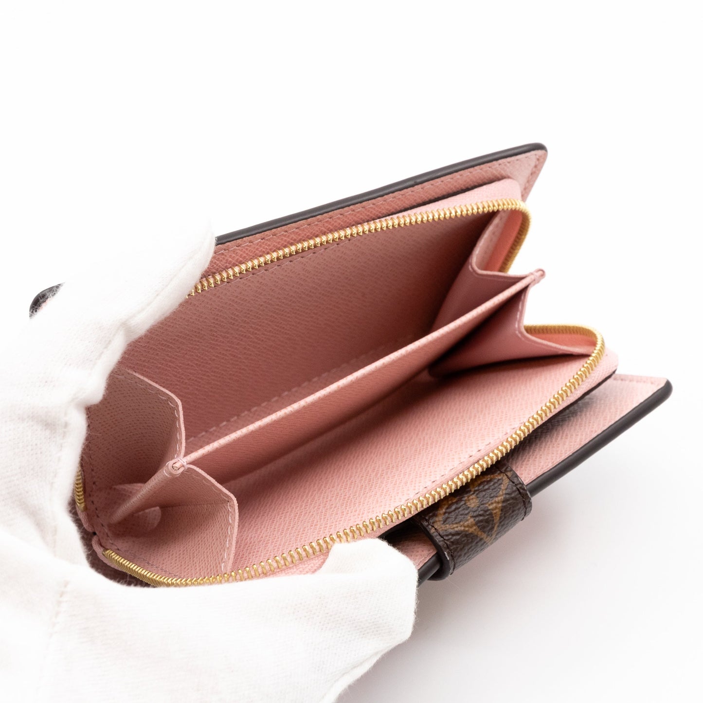 Louis-vuitton Juliette Wallet Monogram Rose Ballerine
