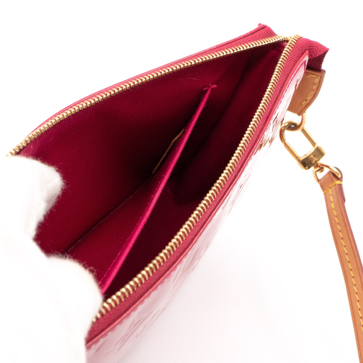 Louis-vuitton Pochette Accessoires Vernis Indian Rose